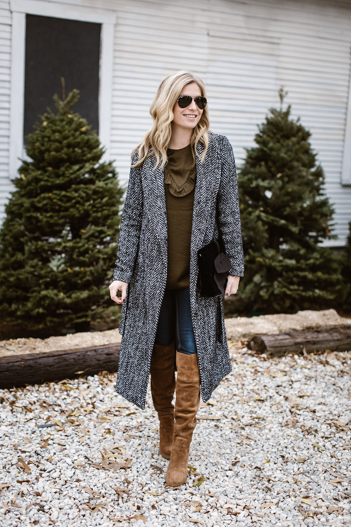 TWEED COAT FOR WINTER