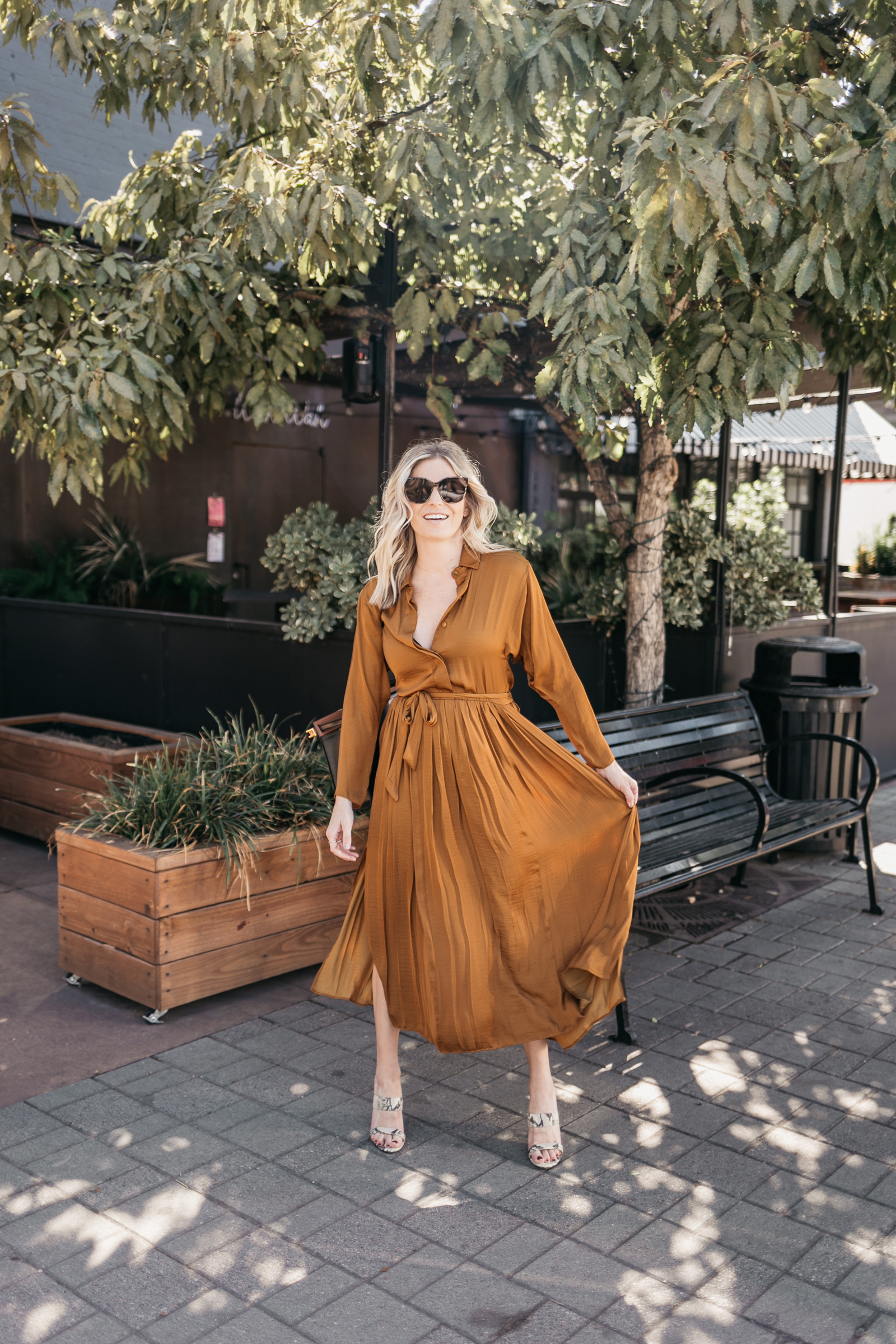 MUSE MONDAY // COPPER DRESS FOR WORK