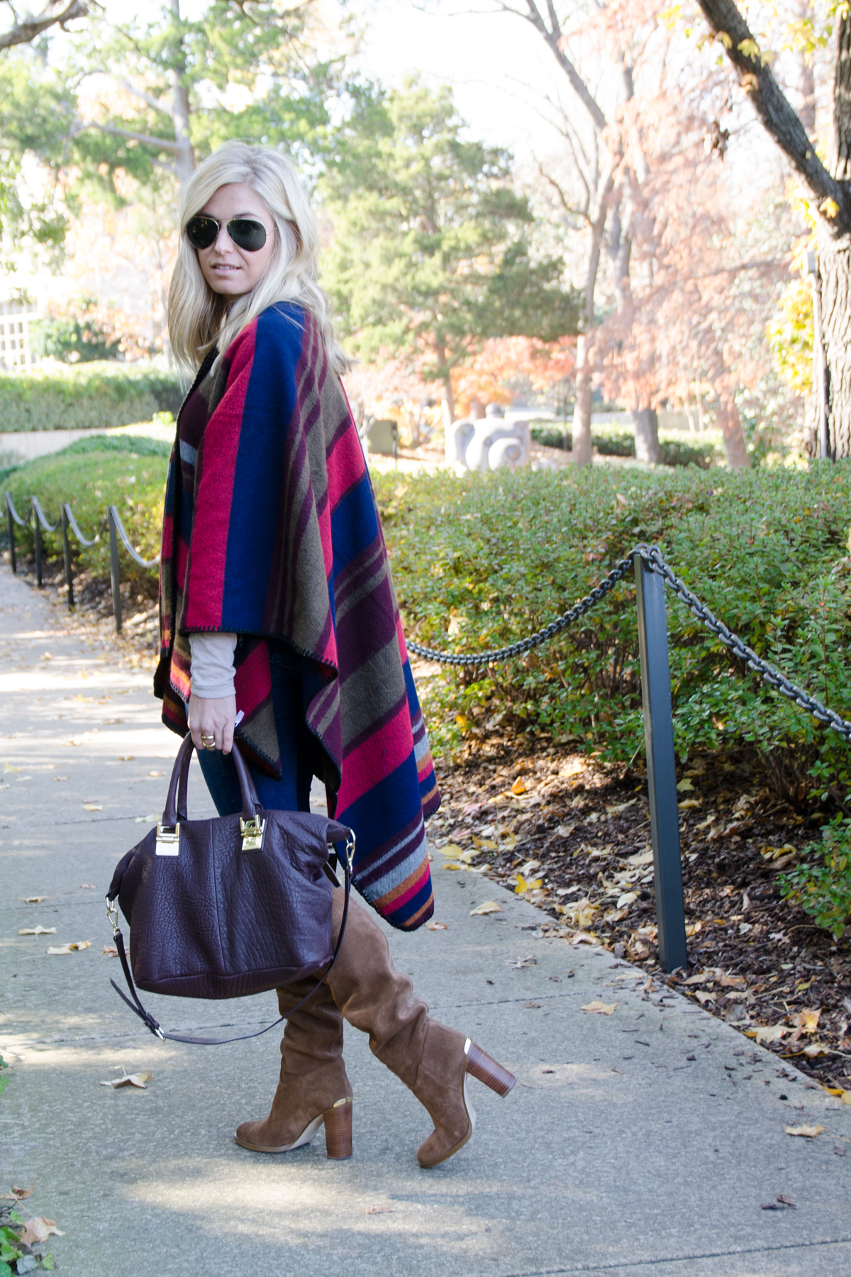stripe cape