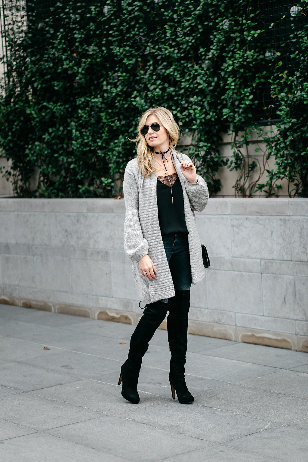BELL SLEEVE SWEATER CARDIGAN